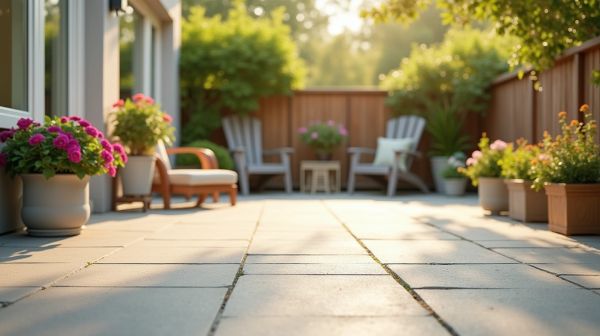 Transformer vos espaces extérieurs avec une plaque antidérapante